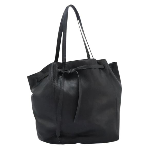 CELINE Tote Bag Leather Black - Picture 1 of 12
